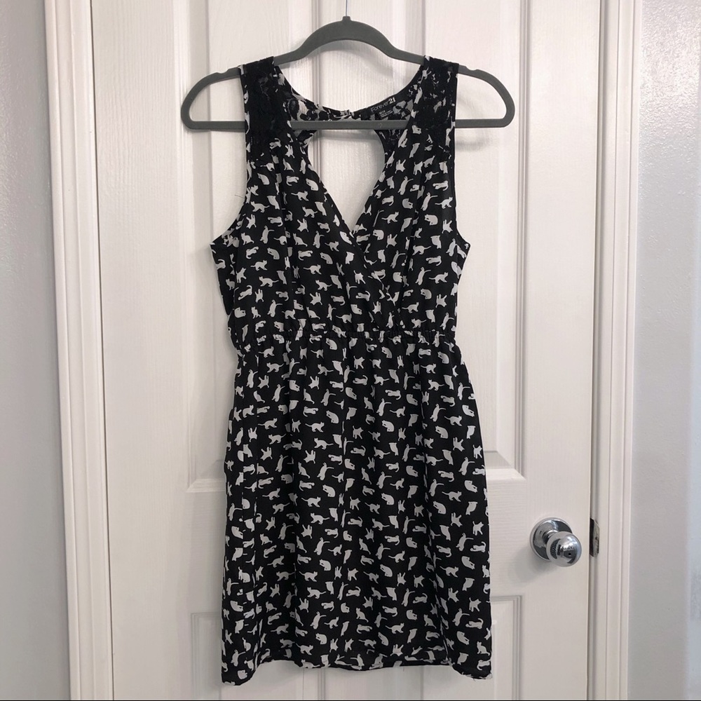 Forever 21 Cat Print Dress